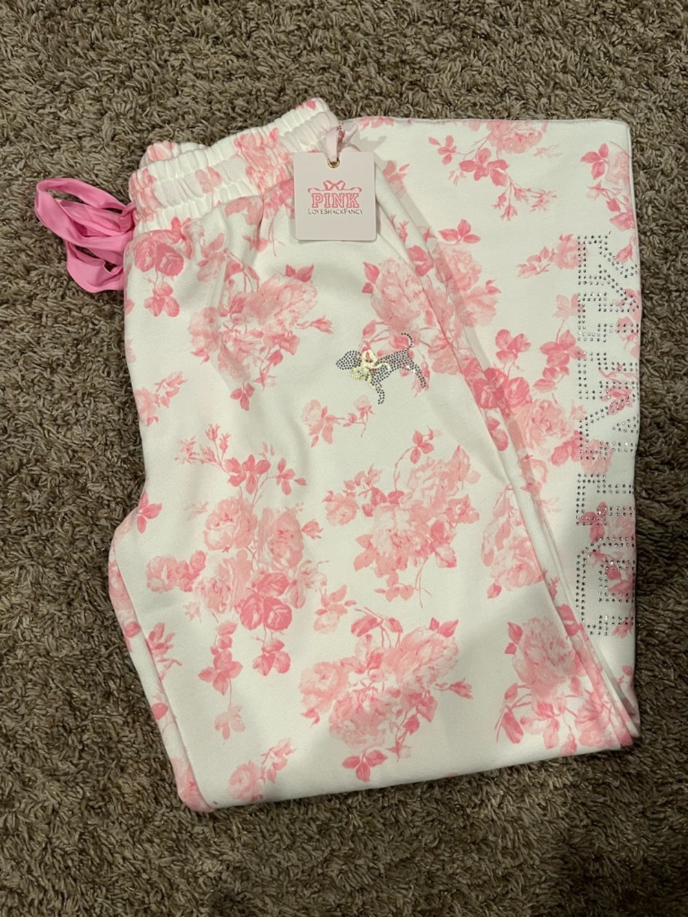 PINK Victoria's Secret LoveShackFancy Sweatsuit - Picture 3 of 4